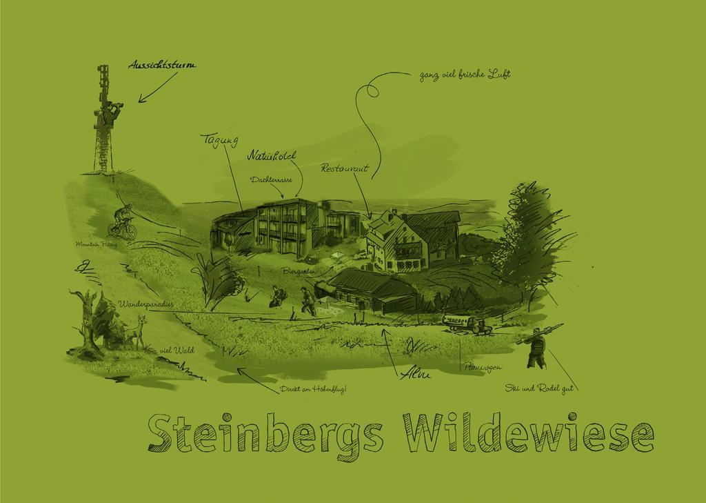 Steinbergs Wildewiese NaturHotel Exterior foto